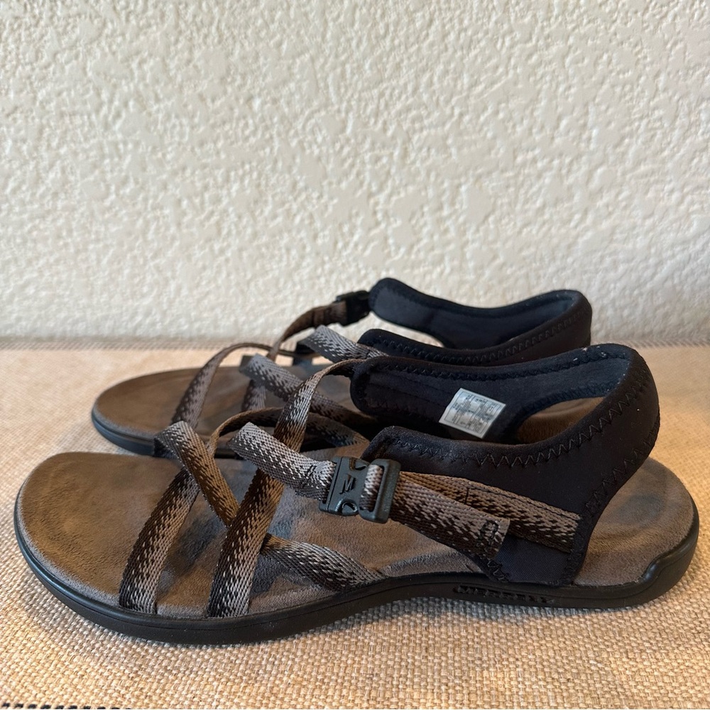 Merrell Black Charcoal Muri Lattice Sandals - Picture 6 of 13